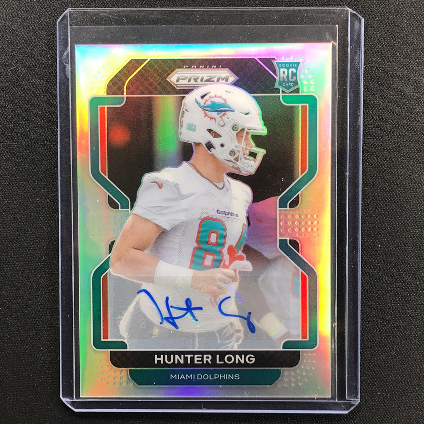 2021 Prizm Hunter Long Rookie Auto Silver No 414