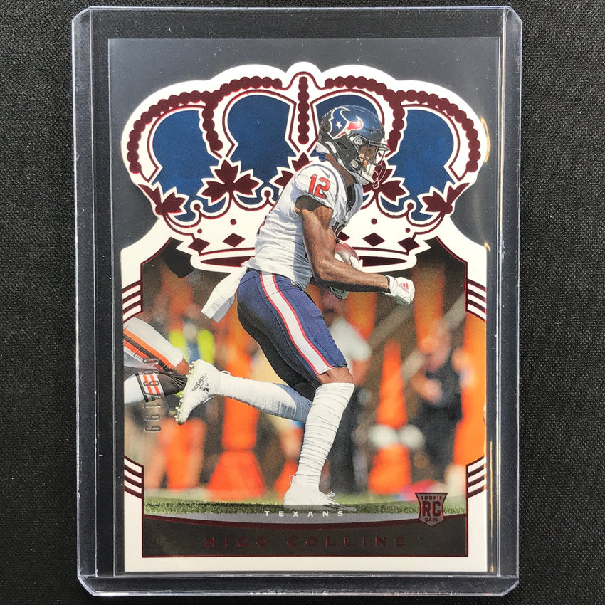 2021 Chronicles Nico Collins Crown Royale Rookie Red 69/199