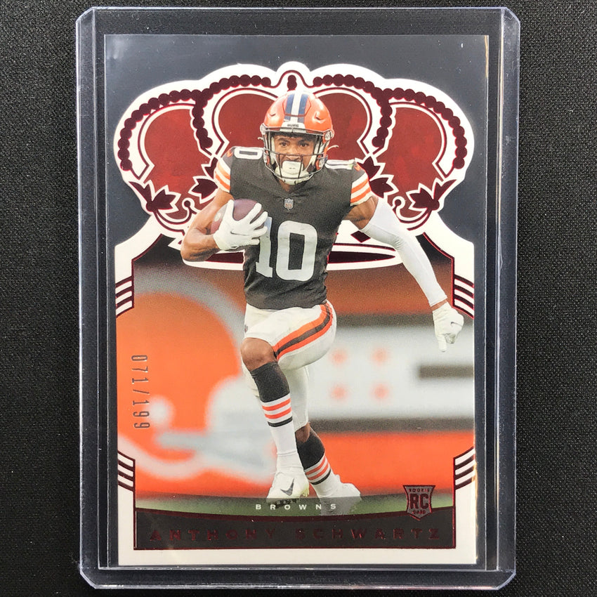 2021 Chronicles Anthony Schwartz Crown Royale Rookie Red 71/199