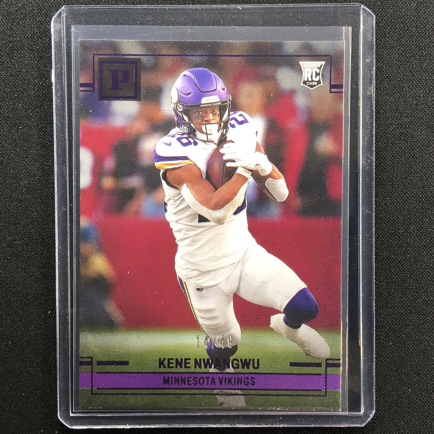 2021 Chronicles Kene Nwangwu Panini Base Set Rookie Purple 14/49