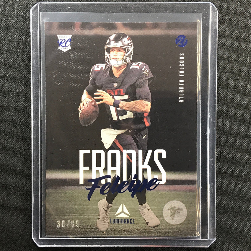 2021 Chronicles Feleipe Franks Luminance Update Rookie Blue 30/99
