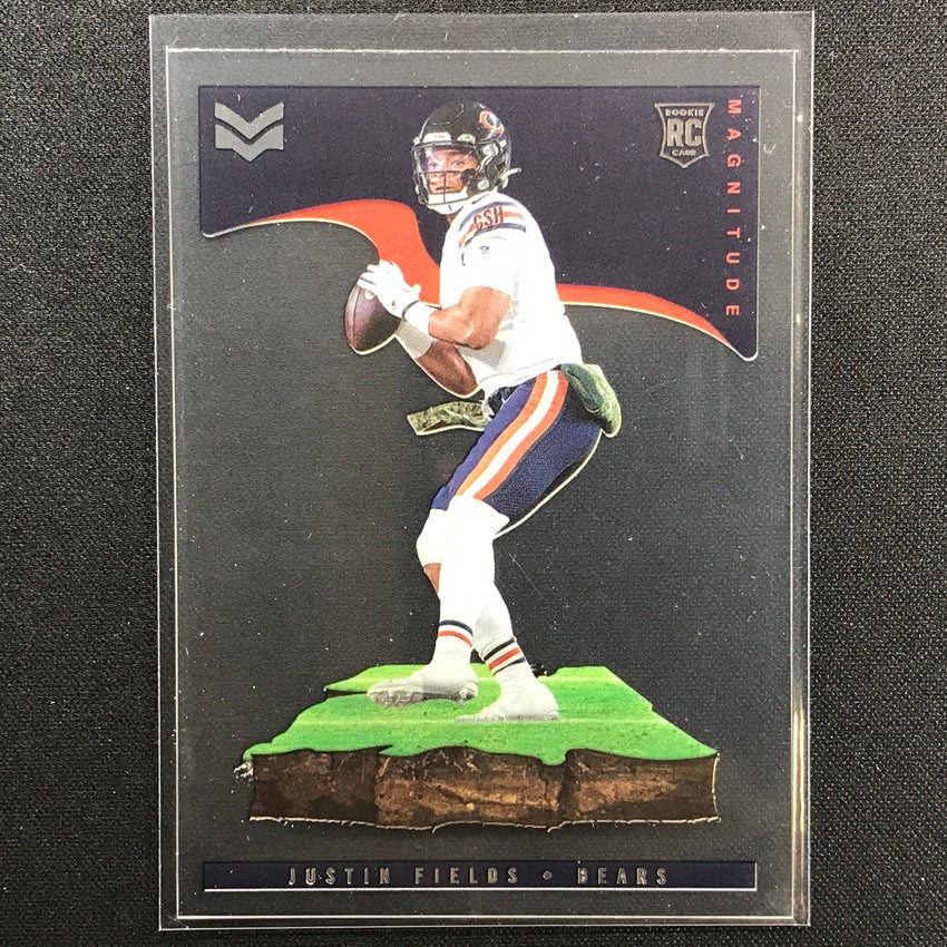 2021 Chronicles Justin Fields Magnitude Rookie Base No 8