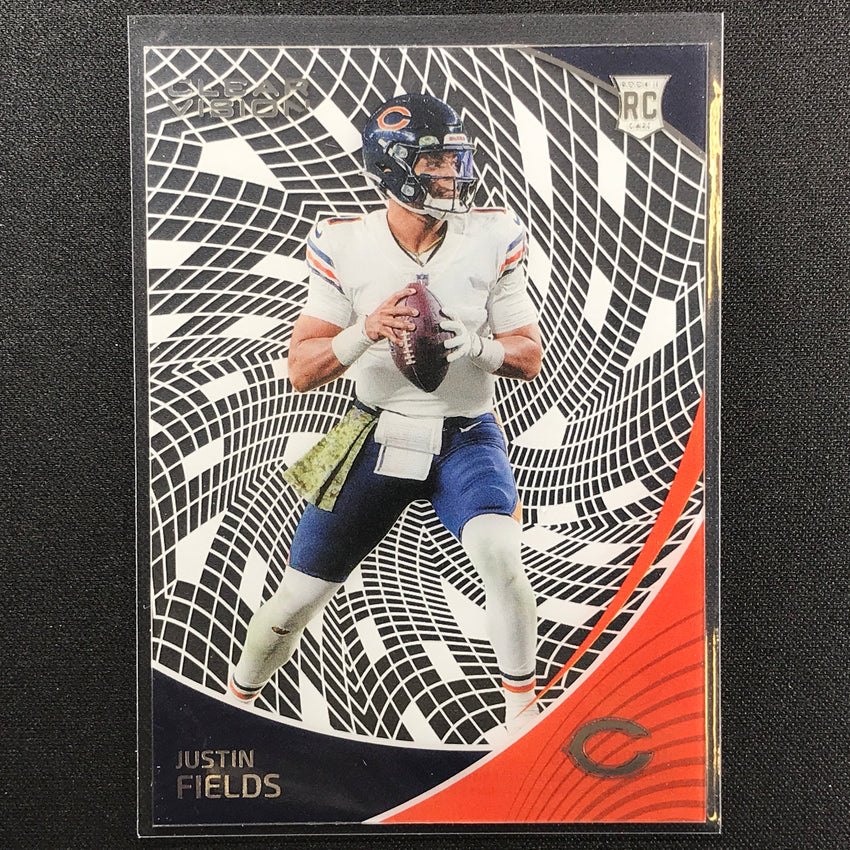 2021 Chronicles JUSTIN FIELDS Clear Vision Rookie Base #10