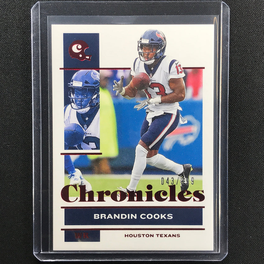 2021 Chronicles Brandin Cooks Chronicles Base Set Red 43/399