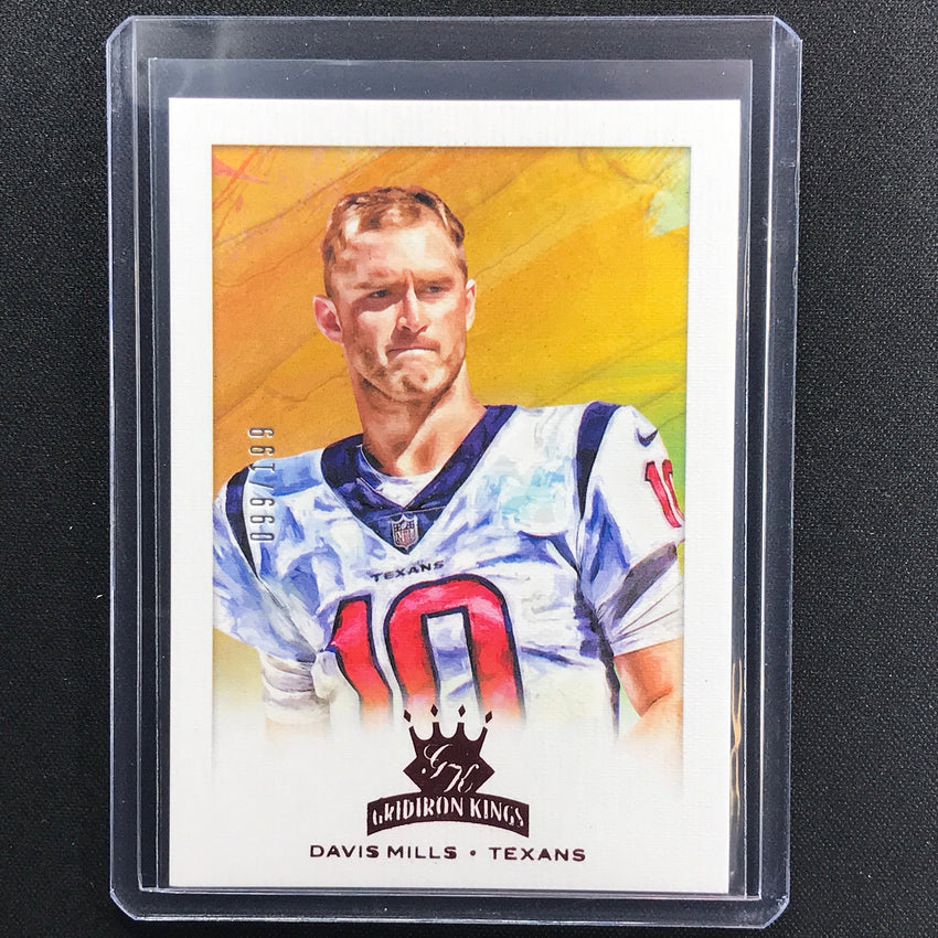 2021 Chronicles Davis Mills Gridiron Kings Rookie Red 99/199