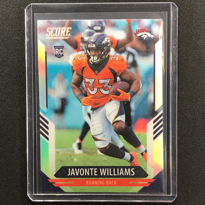 2021 Chronicles JAVONTE WILLIAMS Score Update Rookie Silver Prizm #419
