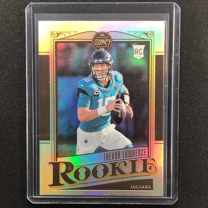 2021 Chronicles Trevor Lawrence Legacy Update Rookie Silver Prizm No 215
