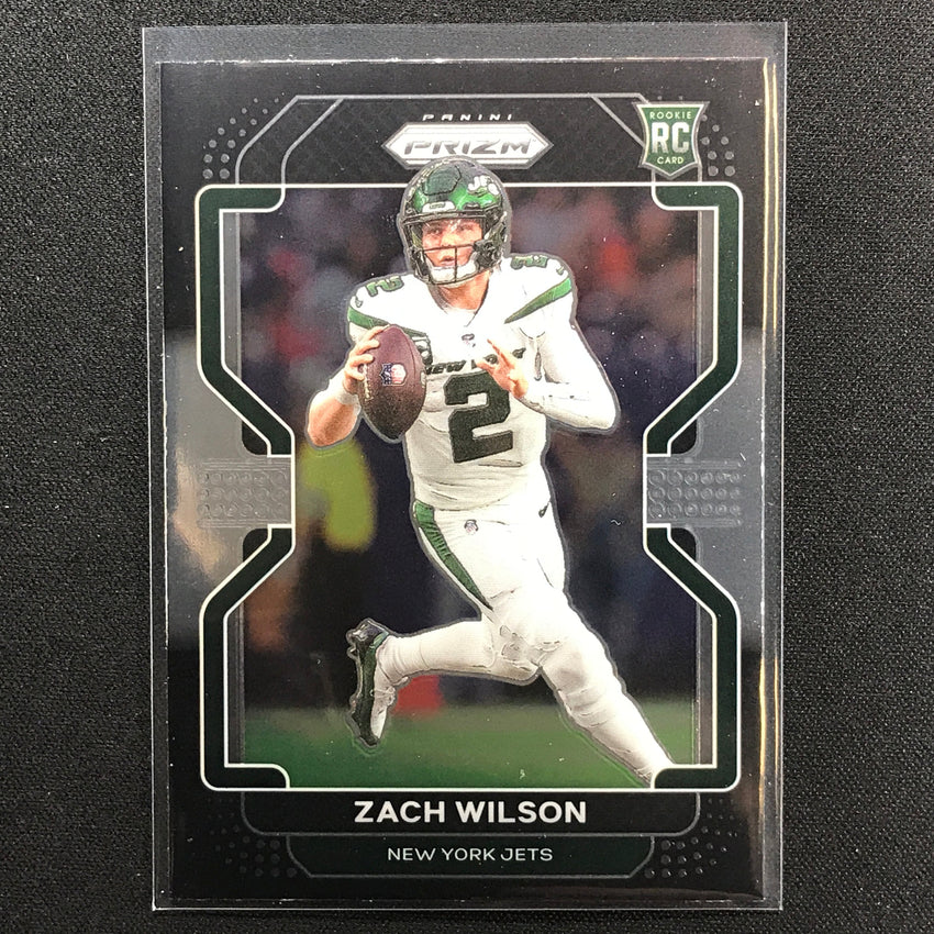 2021 Chronicles Zach Wilson Prizm Black Rookie Base No 2