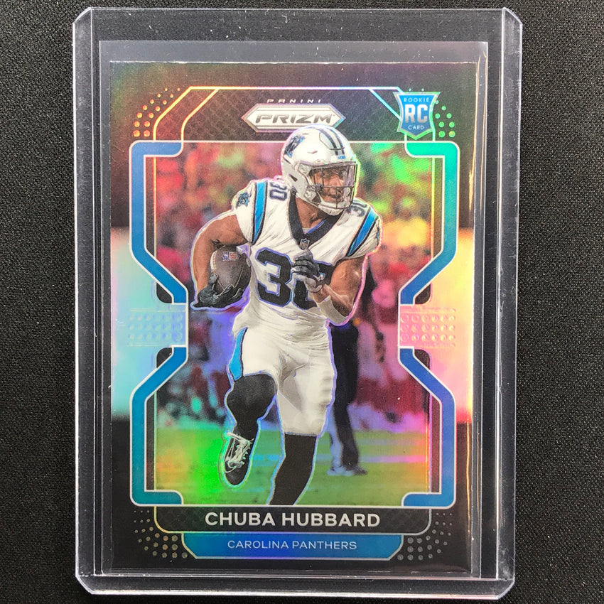 2021 Chronicles CHUBA HUBBARD Prizm Black Rookie Silver #24