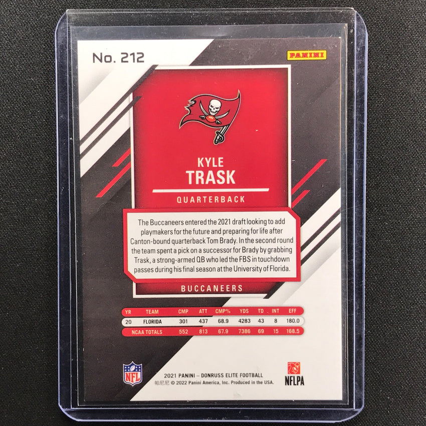 2021 Chronicles Kyle Trask Donruss Elite Rookie Blue 2/10