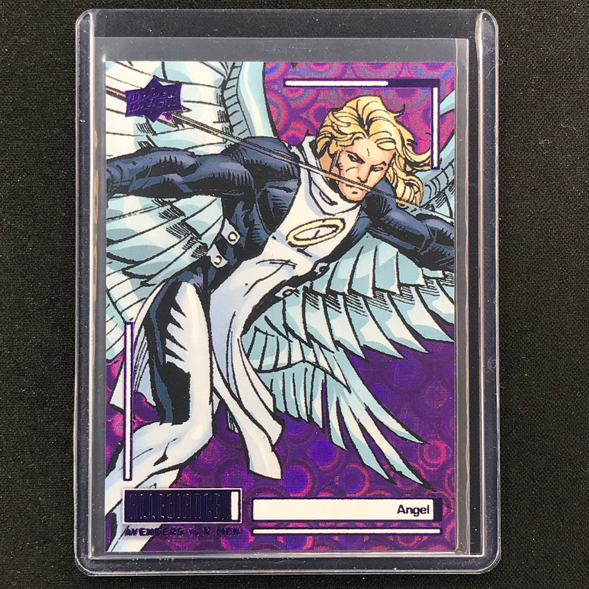 2023 Marvel Allegiance Avengers Vs. X-men Angel Base Purple Cosmic 62/99