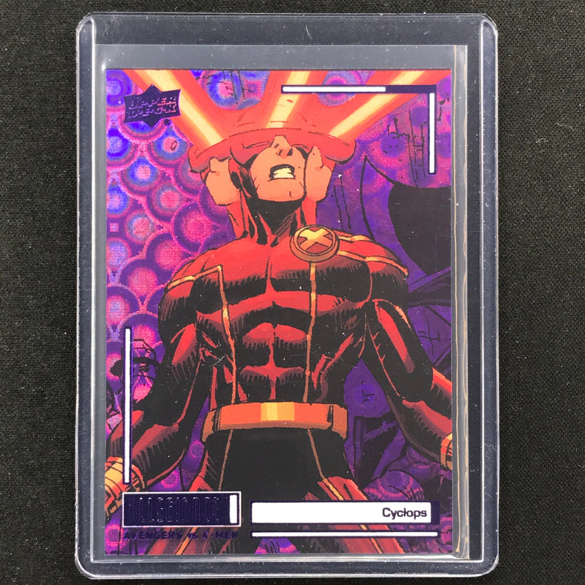 2023 Marvel Allegiance Avengers Vs. X-men Cyclops Base Purple Cosmic 98/99