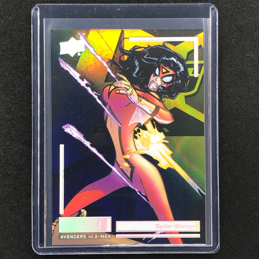 2023 Marvel Allegiance Avengers Vs. X-men Spider-man X-men Blue And Yellow 63/63