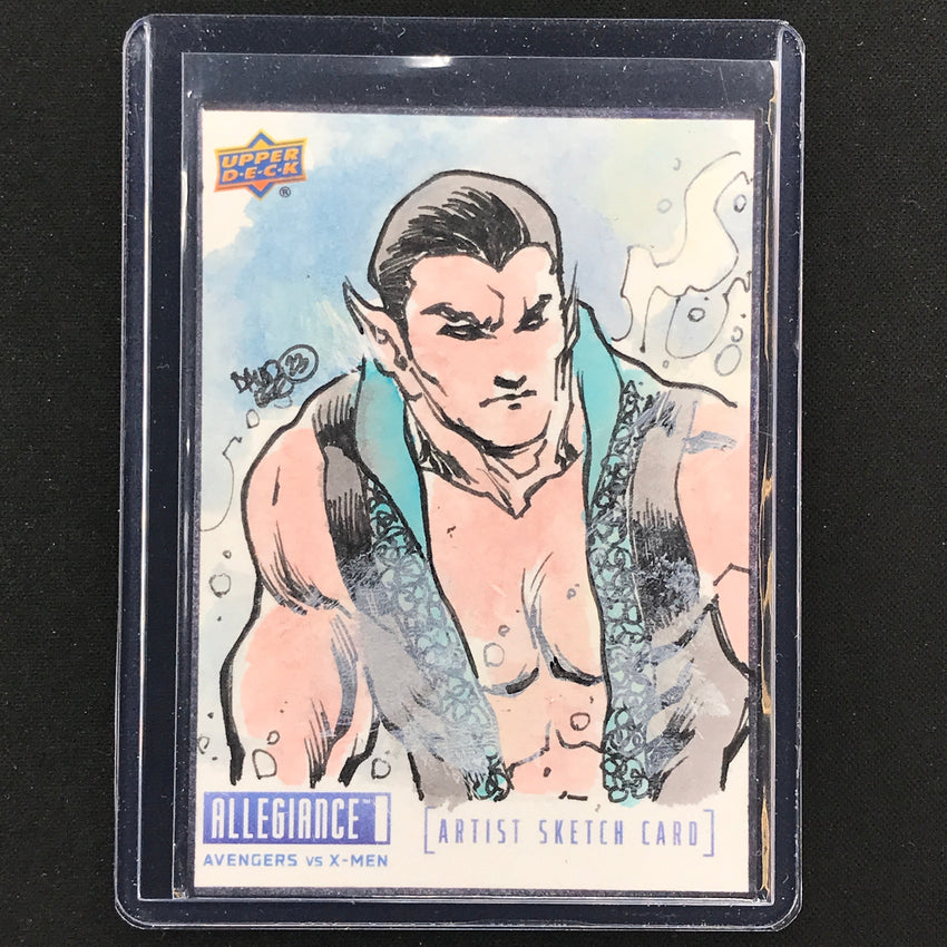 2023 Marvel Allegiance Avengers Vs. X-men Namor Sketch Card 1/1 David Lee
