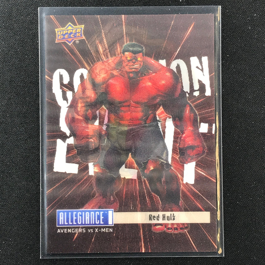 2023 Marvel Allegiance Avengers Vs. X-men Red Hulk Vs. Juggernaut Collision No 11