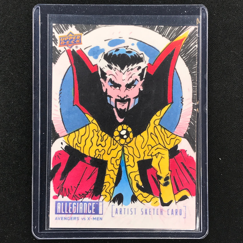 2023 Marvel Allegiance Avengers Vs. X-men Doctor Strange Sketch Card 1/1