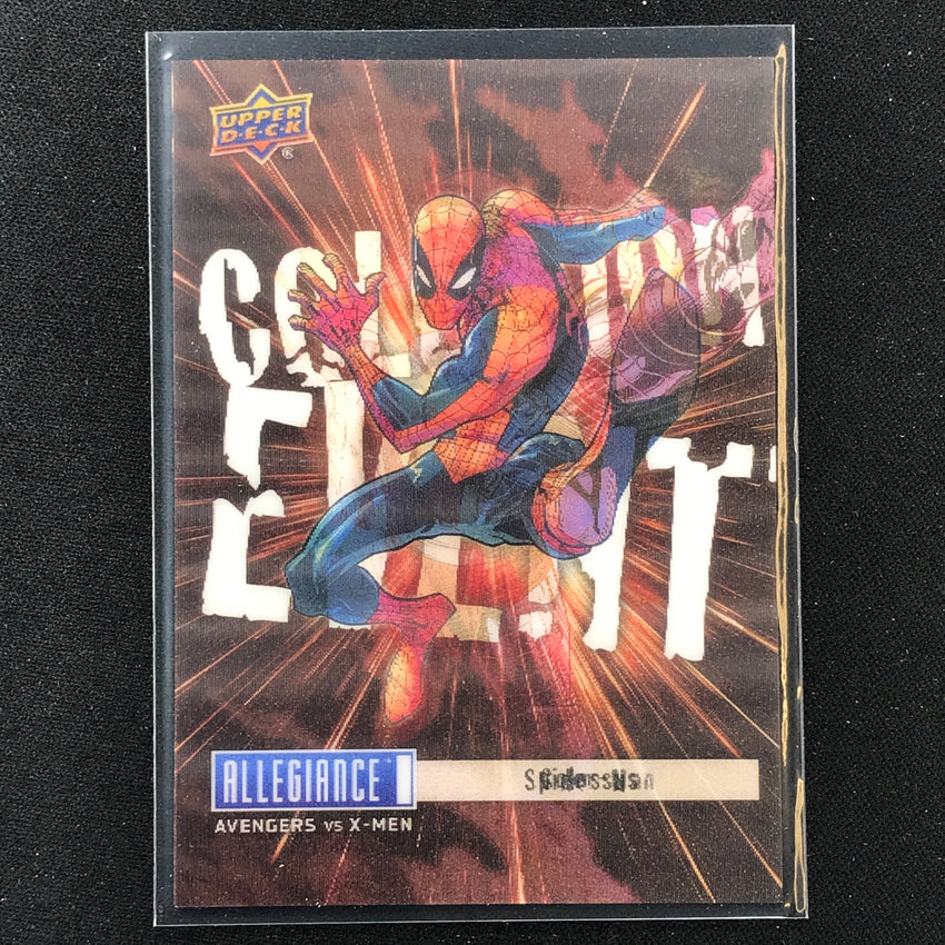 2023 Marvel Allegiance Avengers Vs. X-men Spider-man Vs. Colossus Collision No 16