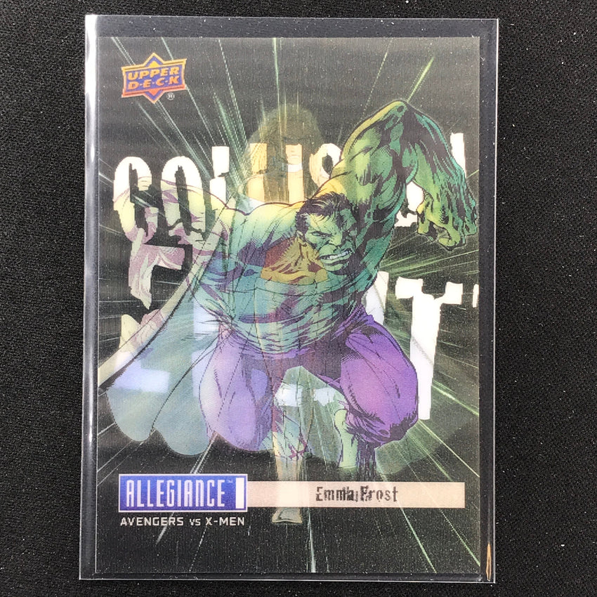 2023 Marvel Allegiance Avengers Vs. X-men Hulk Emma Frost Collision Event No 18