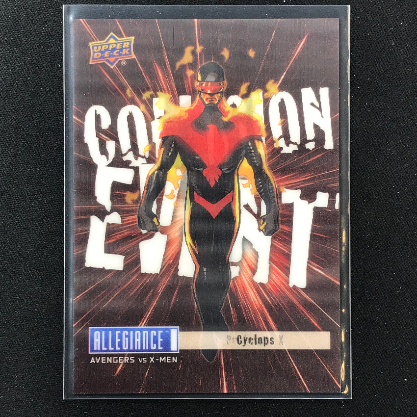 2023 Marvel Allegiance Avengers Vs. X-men Cyclops Vs. Professor X Collision No 20