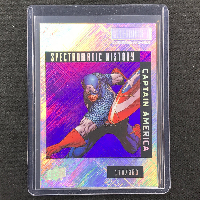 2023 Marvel Allegiance Avengers Vs. X-men Captain America Spectromatic 170/350