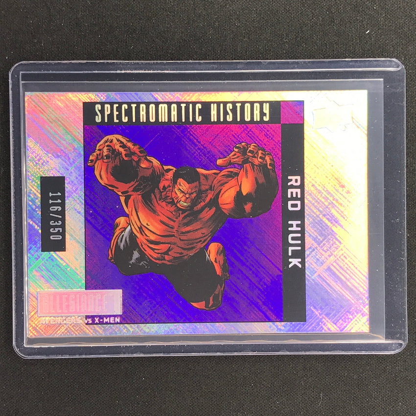 2023 Marvel Allegiance Avengers Vs. X-men Red Hulk Spectromatic 116/350