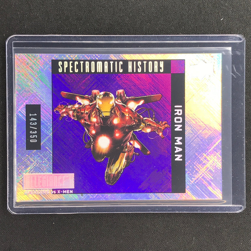 2023 Marvel Allegiance Avengers Vs. X-men Iron Man Spectromatic 143/350