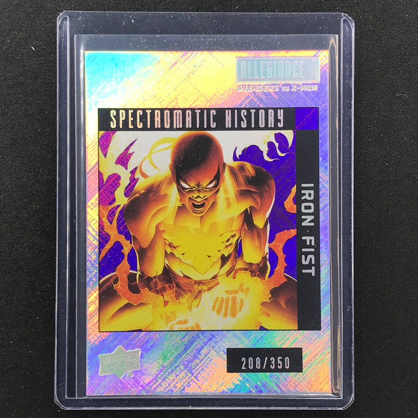 2023 Marvel Allegiance Avengers Vs. X-men Iron Fist Spectromatic 208/350