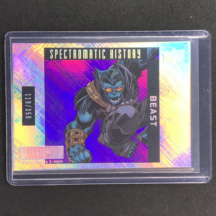 2023 Marvel Allegiance Avengers Vs. X-men Beast Spectromatic History 119/350