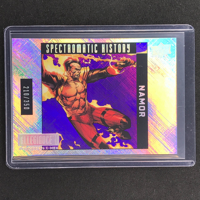 2023 Marvel Allegiance Avengers Vs. X-men Namor Spectromatic History 210/350