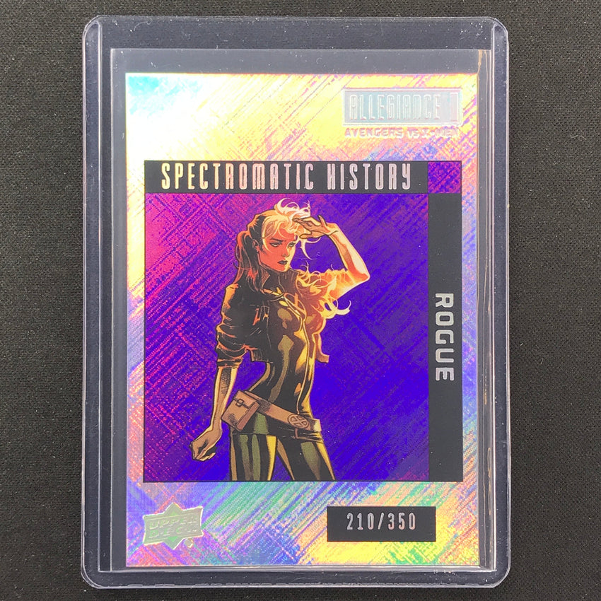 2023 Marvel Allegiance Avengers Vs. X-men Rogue Spectromatic History 210/350
