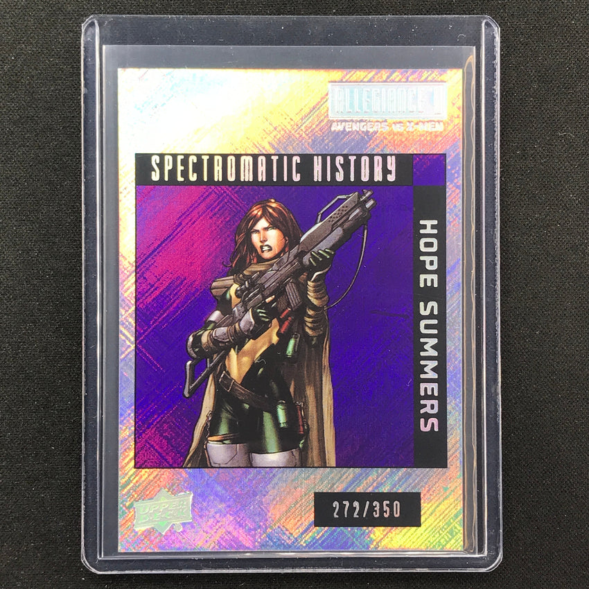 2023 Marvel Allegiance Avengers Vs. X-men Hope Summers Spectromatic 272/350