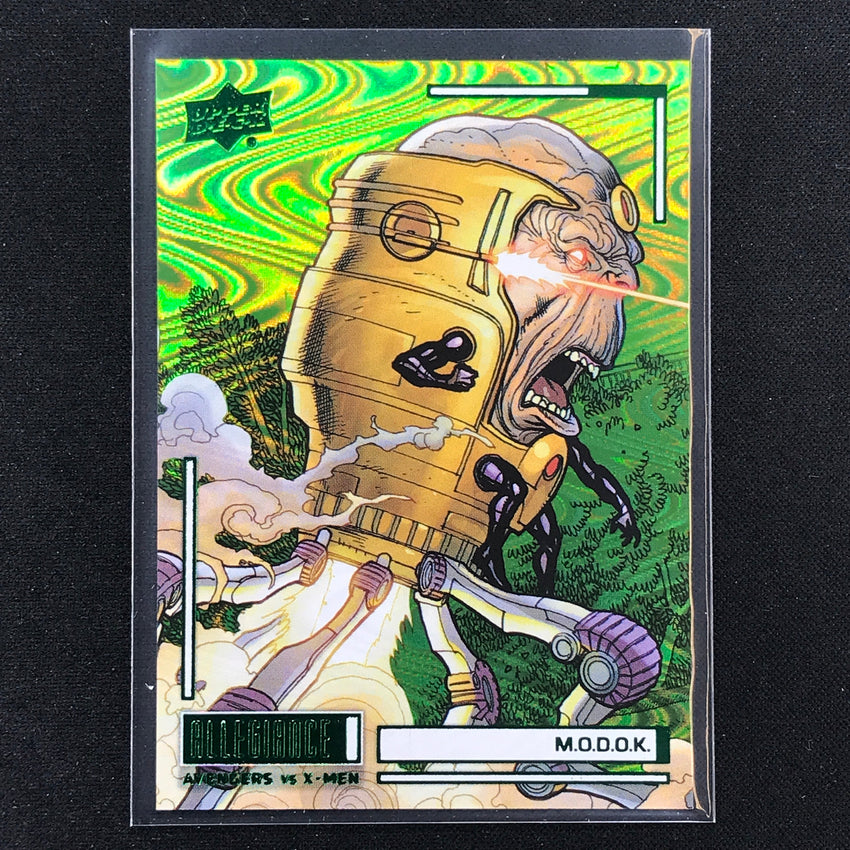 2023 Marvel Allegiance Avengers Vs. X-men M.o.d.o.k. Base Green Reality 46/249