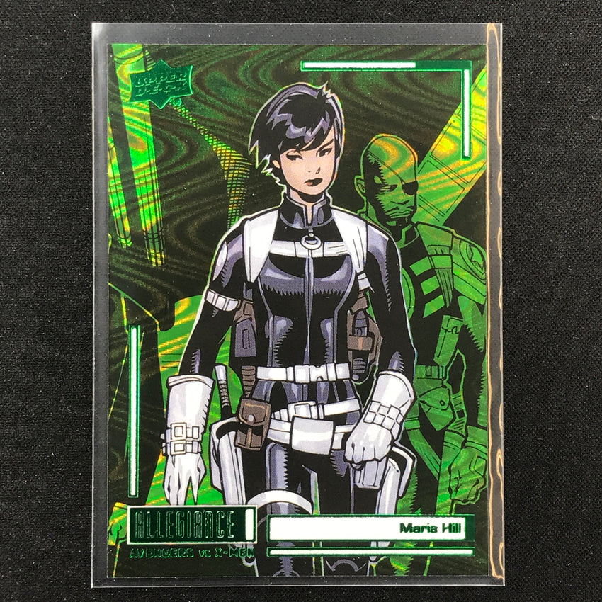 2023 Marvel Allegiance Avengers Vs. X-men Maria Hill Base Green Reality 85/249