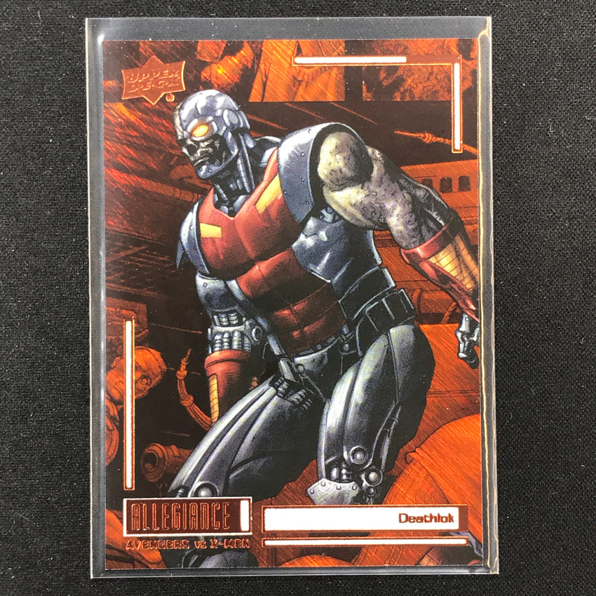 2023 Marvel Allegiance Avengers Vs. X-men Deathlok Base Orange Power 60/199