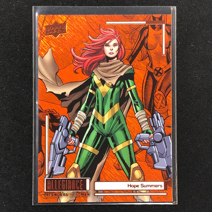 2023 Marvel Allegiance Avengers Vs. X-men Hope Summers Orange Power 182/199