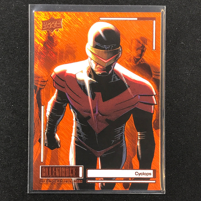 2023 Marvel Allegiance Avengers Vs. X-men Cyclops Base Orange Power 110/199