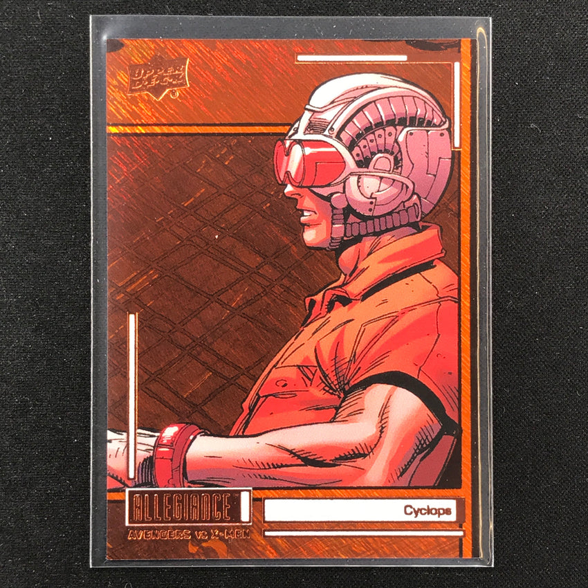 2023 Marvel Allegiance Avengers Vs. X-men Cyclops Base Orange Power 69/199