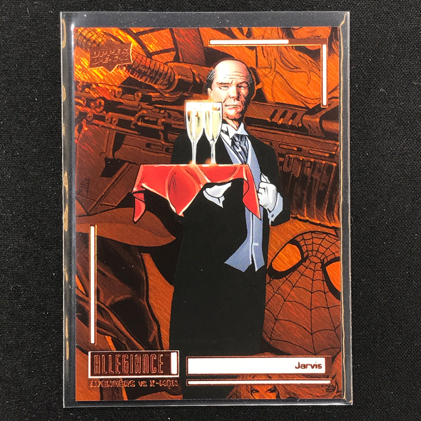 2023 Marvel Allegiance Avengers Vs. X-men Jarvis Base Orange Power 83/199