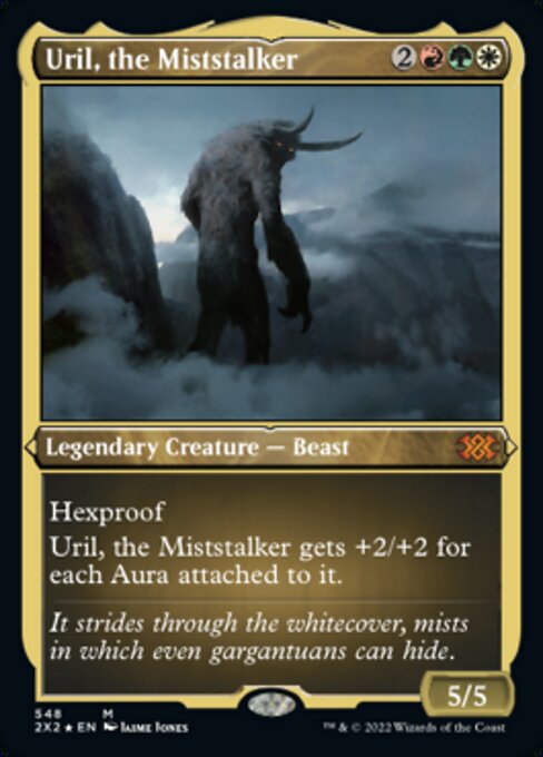 ETCHED FOIL Uril, the Miststalker 548# - Mythic Double Masters 2022