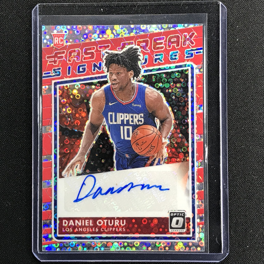 2020-21 Donruss Optic DANIEL OTURU Fast Break Signatures Rookie Auto #DOT