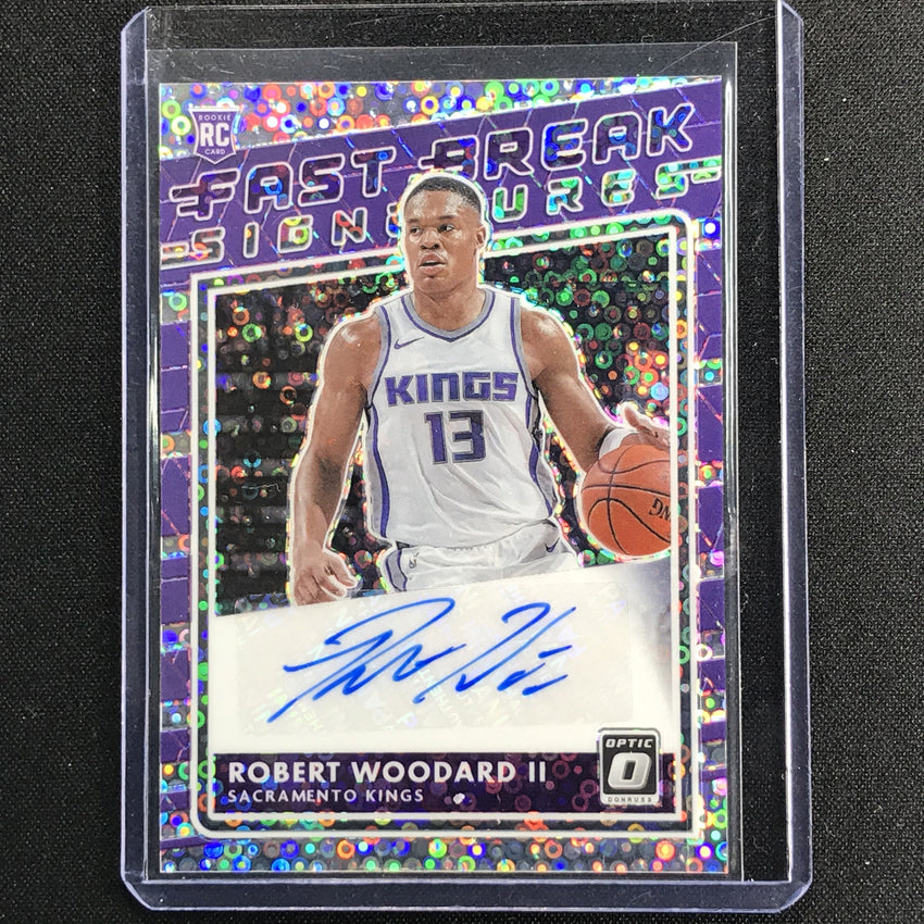 2020-21 Donruss Optic ROBERT WOODARD II Fast Break Signatures Rookie Auto #RW2