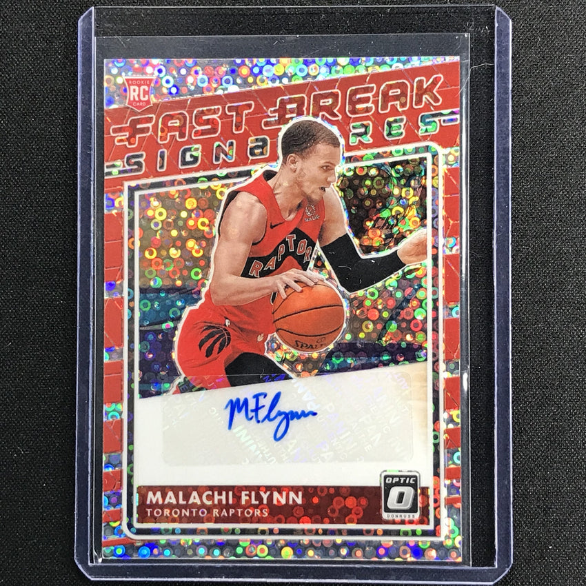 2020-21 Donruss Optic MALACHI FLYNN Fast Break Signatures Rookie Auto #MFL