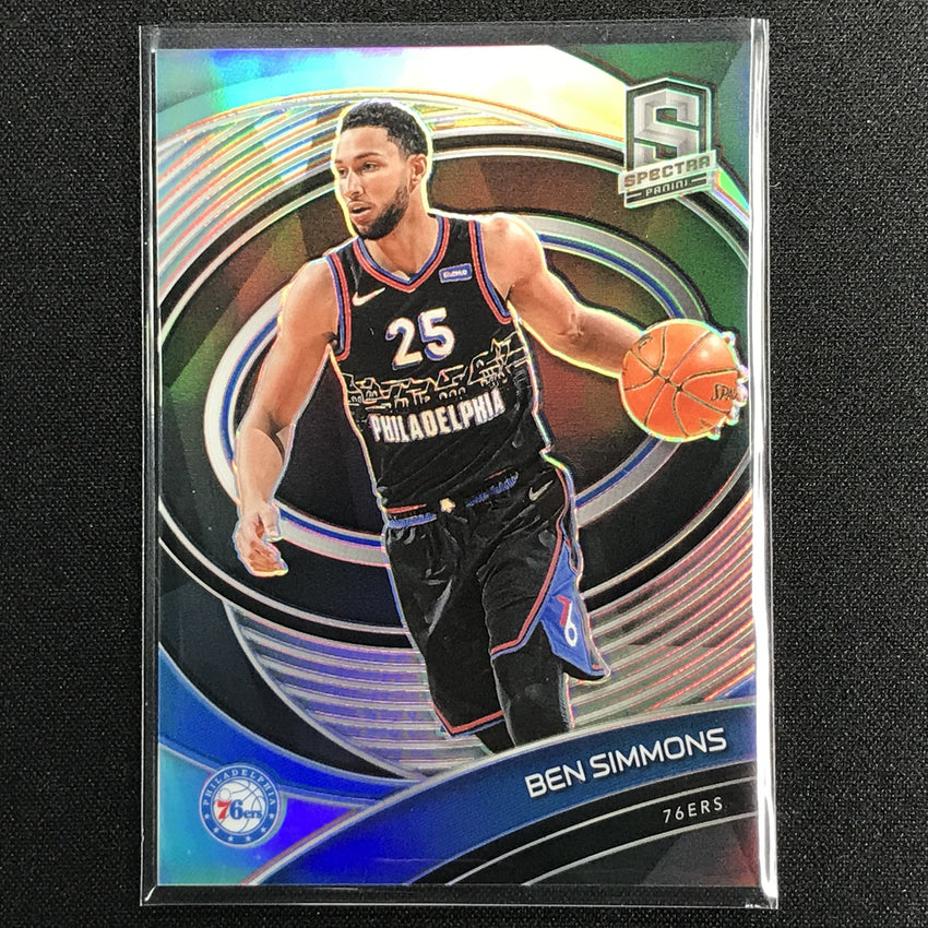 2020-21 Spectra BEN SIMMONS Base Variation Silver Prizm #79