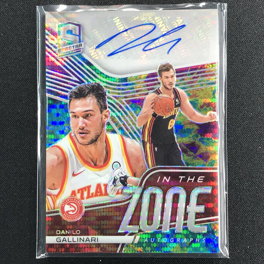 2020-21 Spectra Danilo Gallinari In The Zone Auto Celestial 22/49