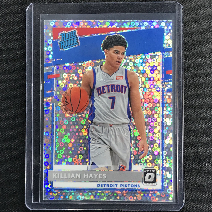 2020-21 Donruss Optic KILLIAN HAYES Rated Rookie Fast Break Holo Silver #157