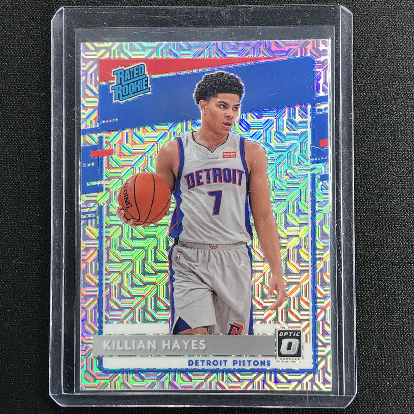 2020-21 Donruss Optic KILLIAN HAYES Rated Rookie Choice Mojo Silver #157