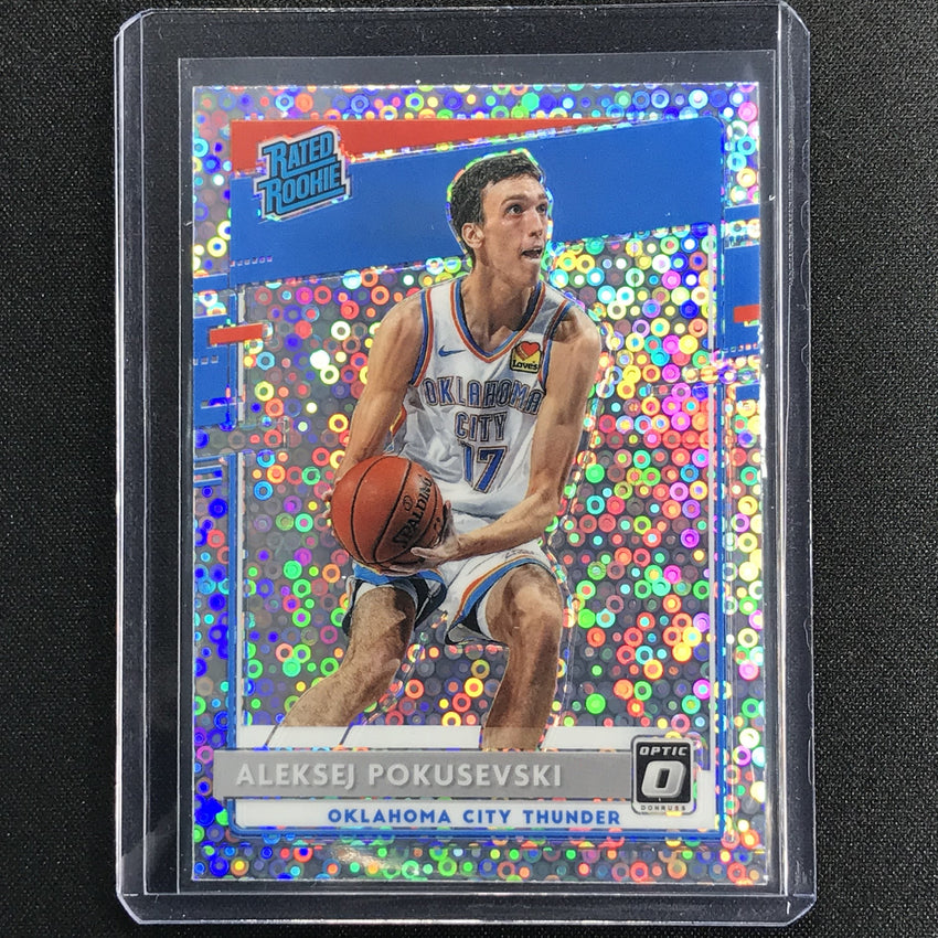 2020-21 Donruss Optic Aleksej Pokusevski Rated Rookie Fast Break Holo No 167
