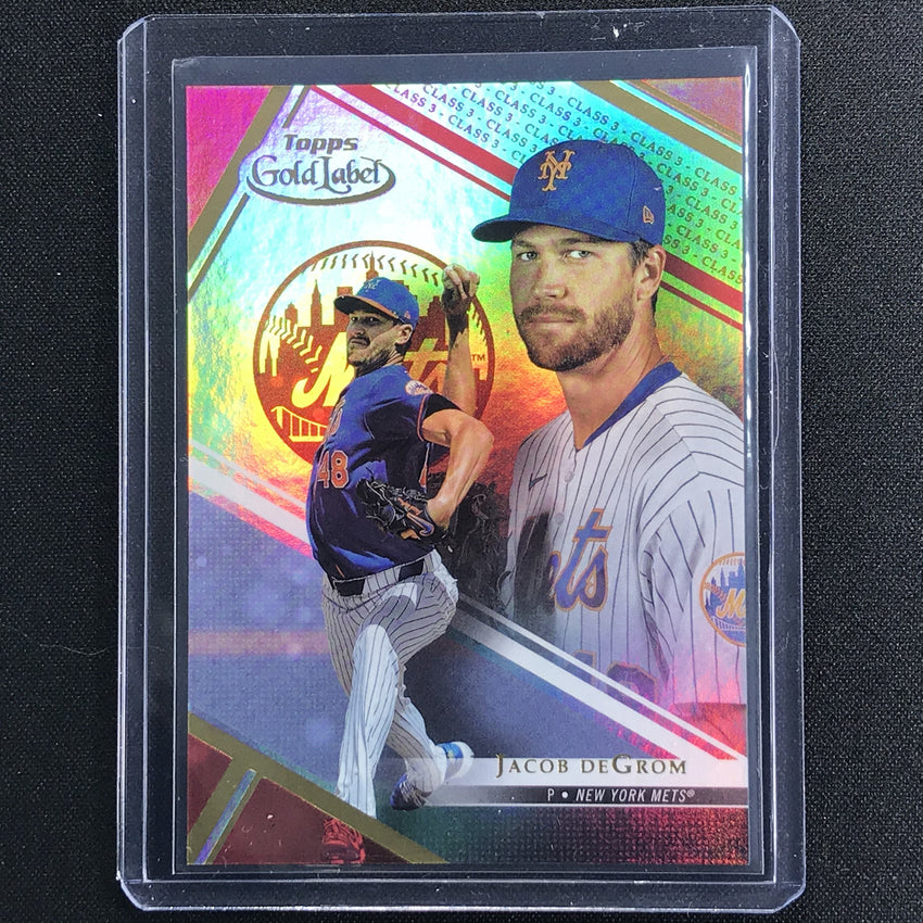 2021 Gold Label Jacob Degrom Class 3 Red 18/25