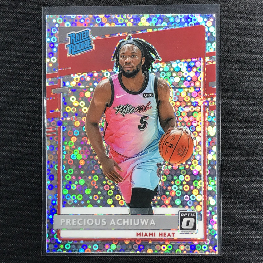 2020-21 Donruss Optic PRECIOUS ACHIUWA Rated Rookie Fast Break Holo Silver #170