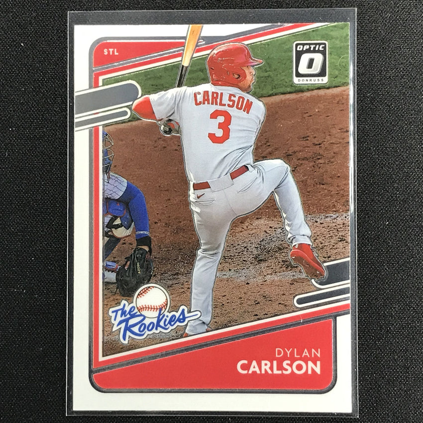 2021 Donruss Optic DYLAN CARLSON The Rookies Base #3